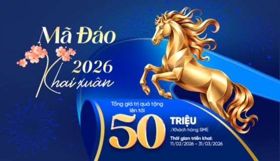 CHƯƠNG TRÌNH “MÃ ĐÁO KHAI XUÂN” DÀNH CHO DOANH NGHIỆP SME MỞ HỢP ĐỒNG TIỀN GỬI TỪ 3 TỶ ĐỒNG
