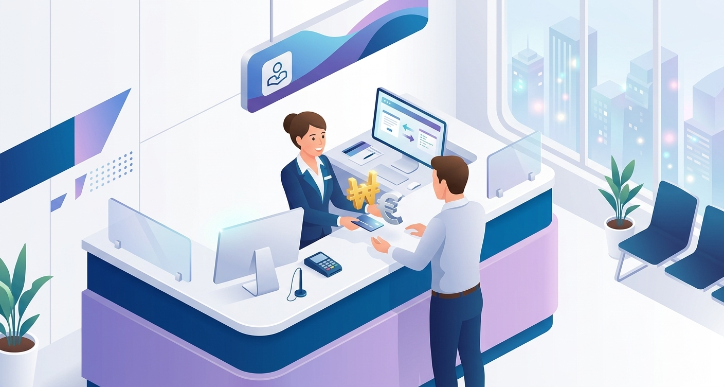 Nhận tiền mặt tại quầy