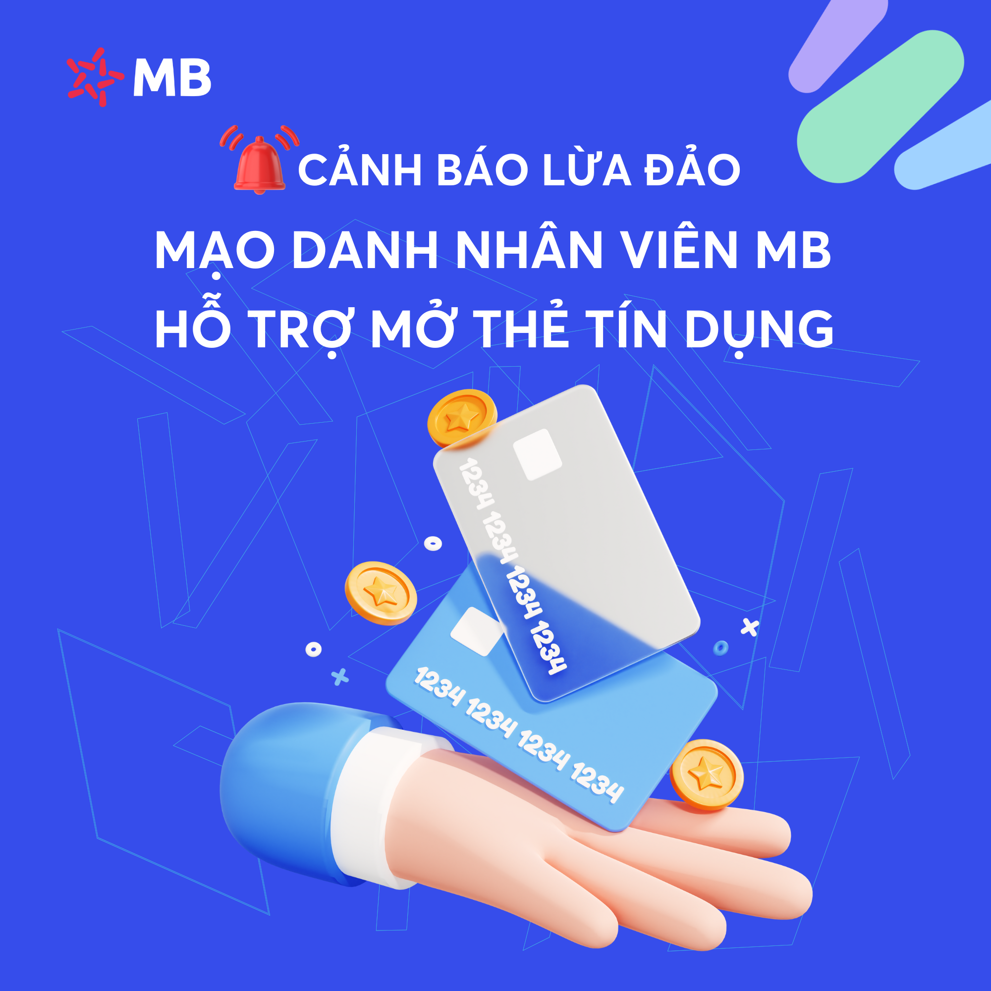 Hình minh họa bài viết: MB Cảnh báo hình thức mạo danh ngân hàng mời mở thẻ tín dụng