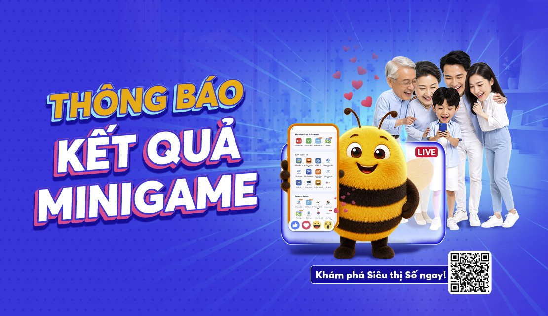 Công bố kết quả Minigame Livestream Siêu Thị Số MB “ĐẠI HỘI GIA ĐÌNH – SĂN DEAL HẾT MÌNH”