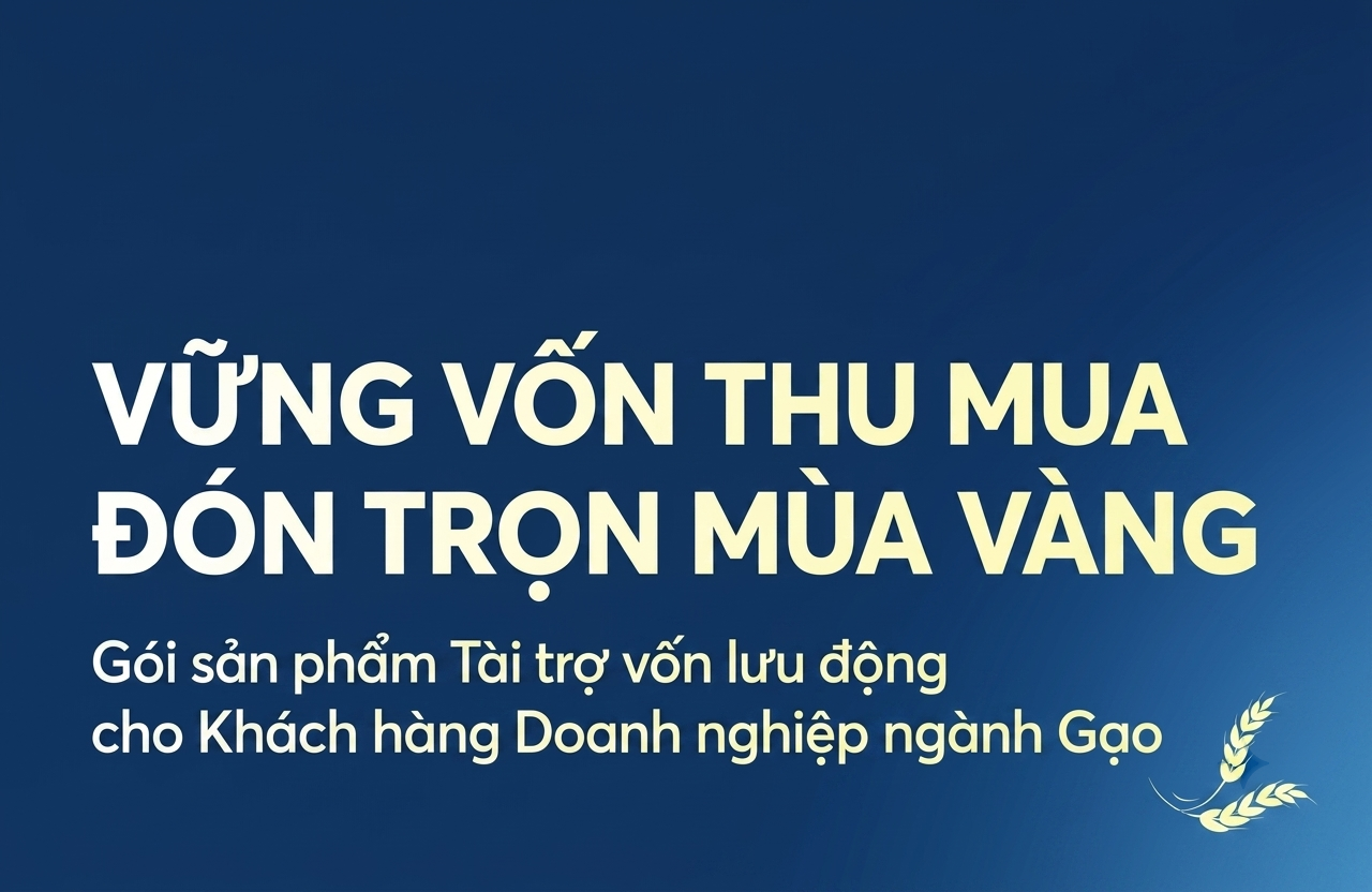 Gói sản phẩm tài trợ vốn lưu động dành cho khách hàng doanh nghiệp ngành gạo