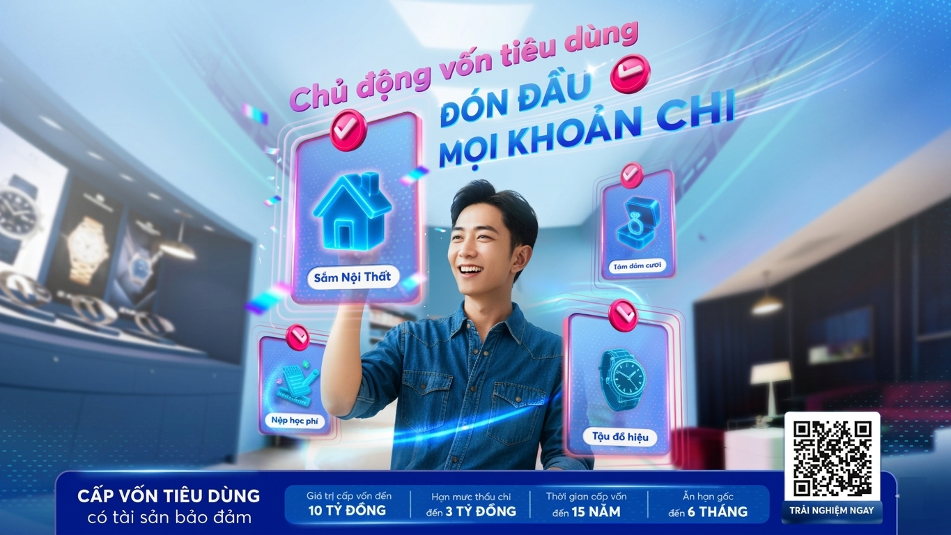Cho vay tiêu dùng có tài sản đảm bảo