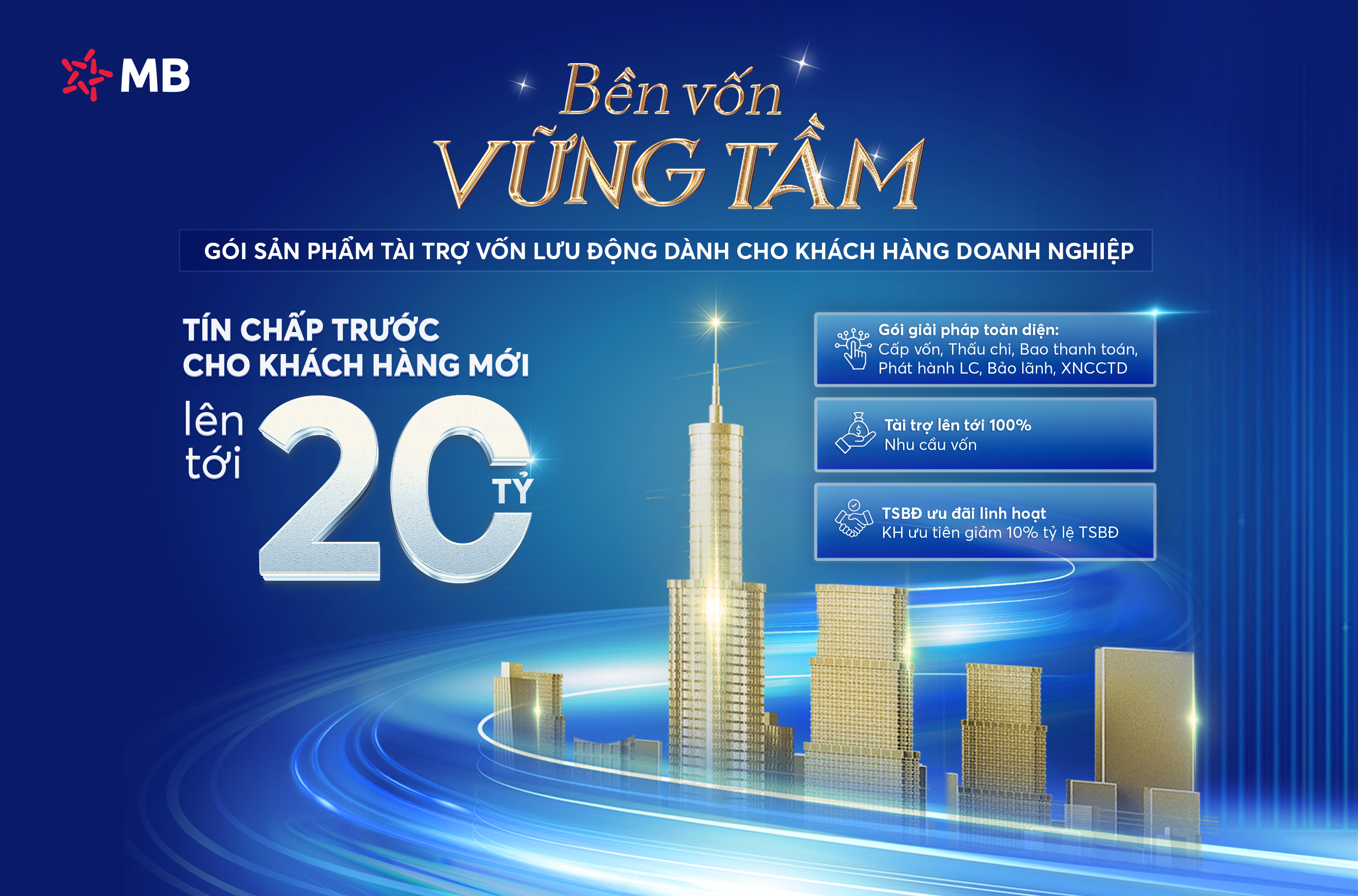 Gói sản phẩm Tài trợ vốn lưu động dành cho Khách hàng Doanh nghiệp